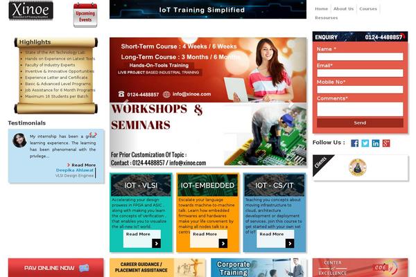 xinoe.com site used Xinoe