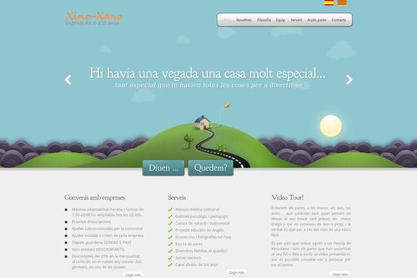 Webly theme site design template sample