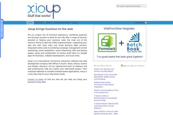 Thesis 1.7 theme site design template sample