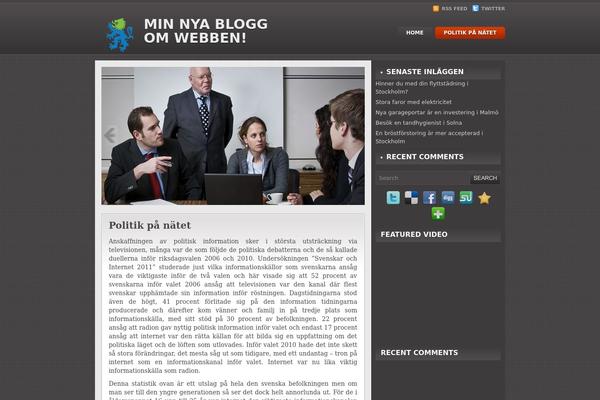 Awes theme site design template sample