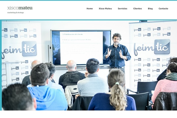 Moxie theme site design template sample