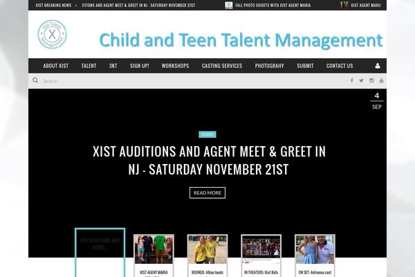 KAMI theme site design template sample