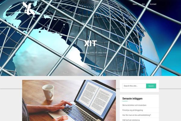 One Pageily theme site design template sample