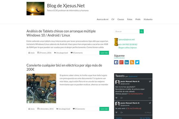 Site using Easy Social Icons plugin