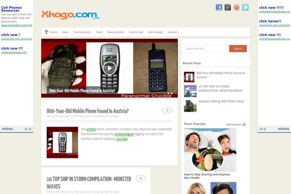 Point theme site design template sample