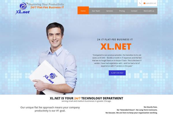 Erika theme site design template sample
