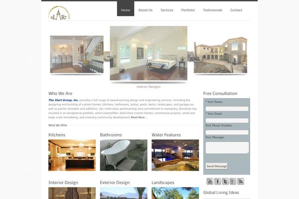 Efolio theme site design template sample