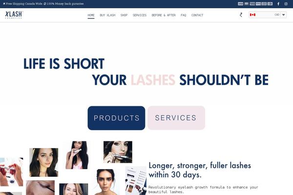 Tesseract theme site design template sample