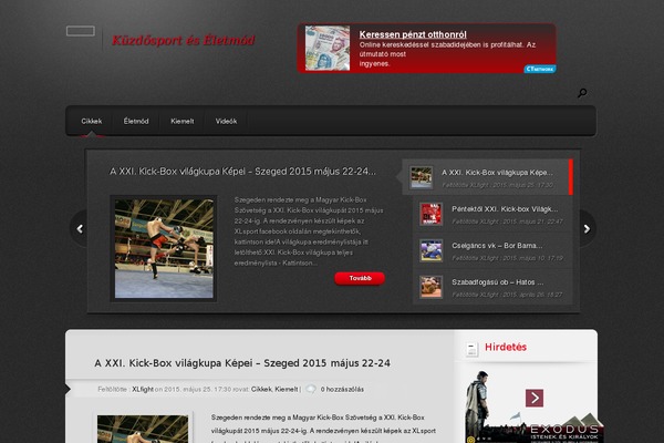 Trendy-news theme site design template sample