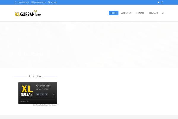 Site using Wonderplugin-audio plugin