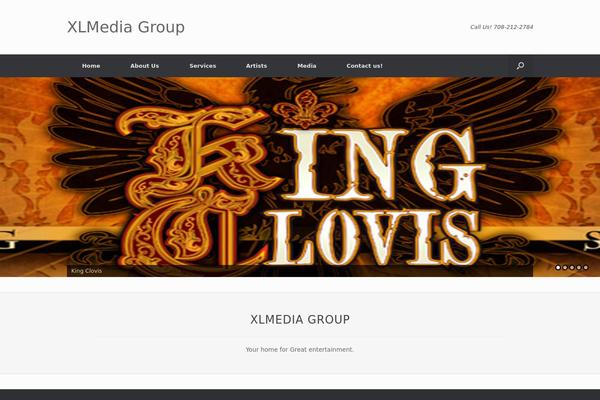 Vantage theme site design template sample