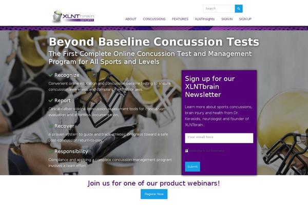 Nevia theme site design template sample