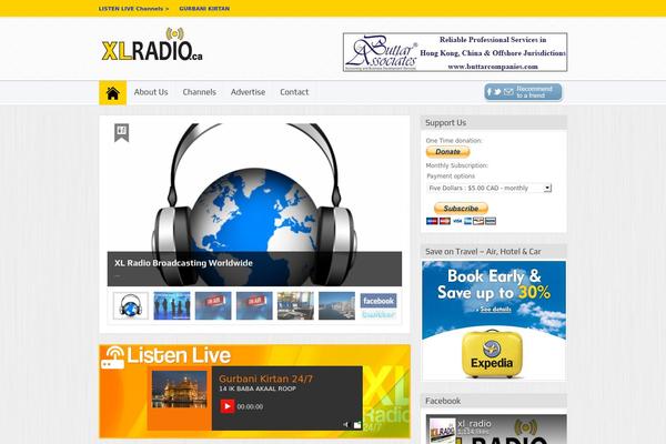 xlradio.ca site used GoodNews