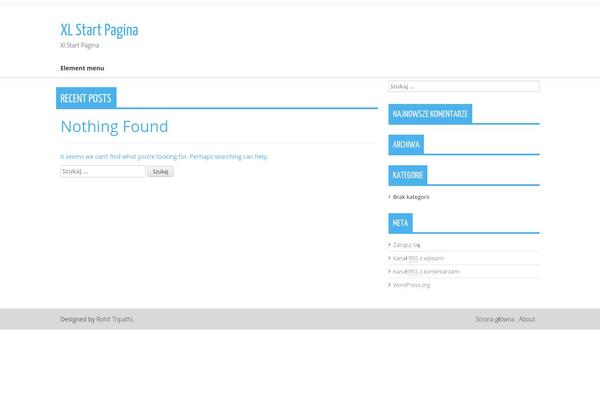 Verge theme site design template sample