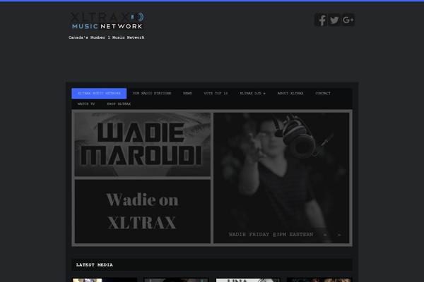 Site using Socials Ignited plugin