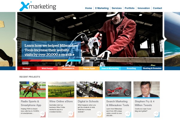 xmarketing.com.au site used Hello-world