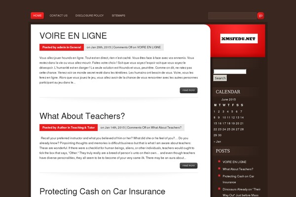 Basic theme site design template sample