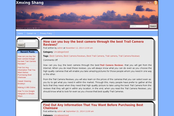 Annarita theme site design template sample