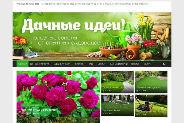 ColorMag theme site design template sample