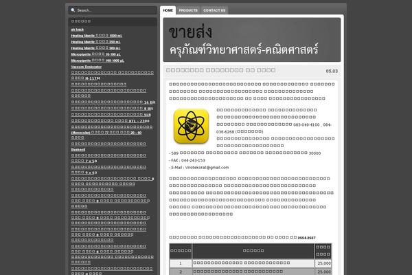 Gluttony theme site design template sample