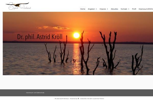 Site using WP Blog and Widget plugin