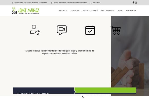 Barber theme site design template sample
