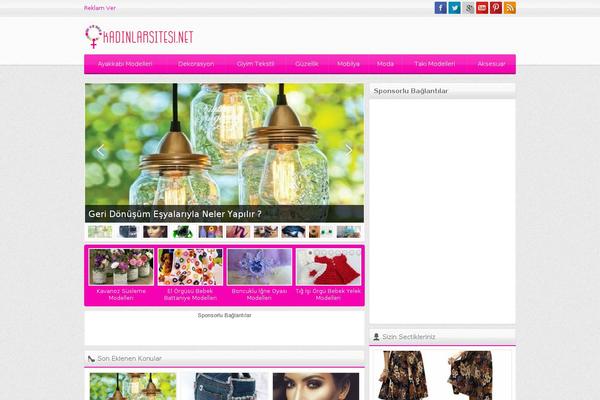 Web theme site design template sample