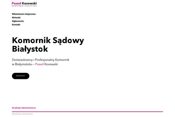 xn--komornikbiaystok-tyc.pl site used Komornik