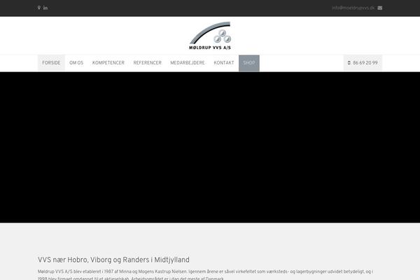 Megalith theme site design template sample