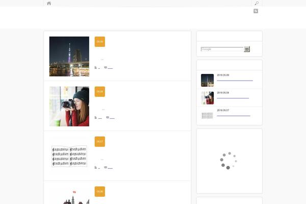 Sinka theme site design template sample