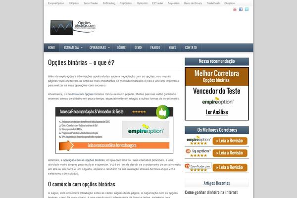 Exciter theme site design template sample