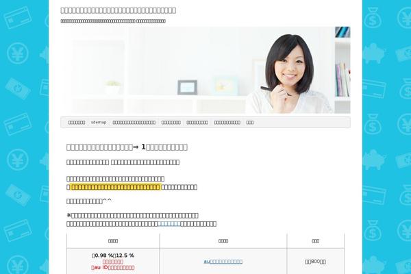 Affinger2 theme site design template sample