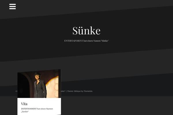 Oblique theme site design template sample