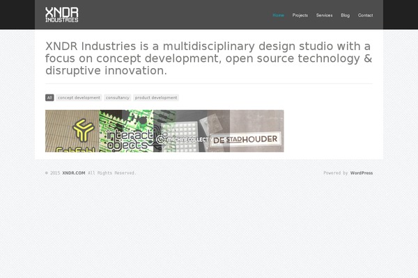 Reveal theme site design template sample