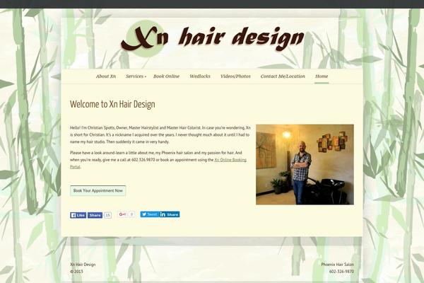 Enfinity theme site design template sample