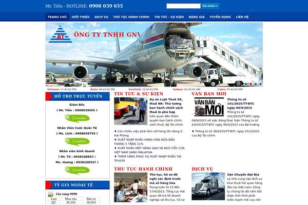Envision theme site design template sample
