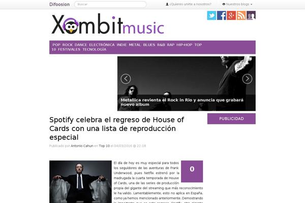 xombitmusic.com site used Newdifoosion