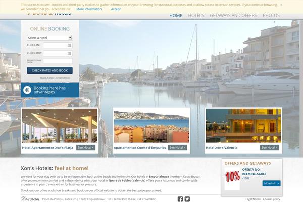 xonshotels.com site used Xons-hotels-2022
