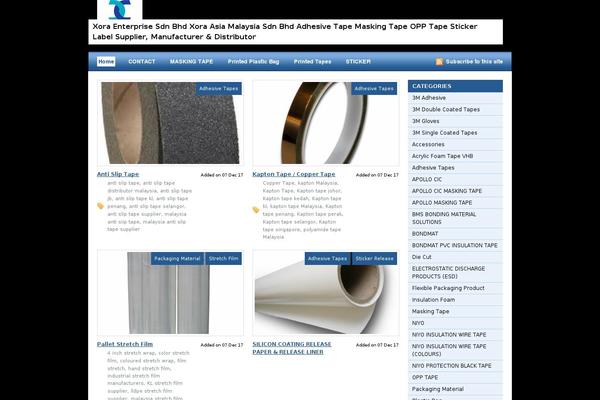 Snapshot theme site design template sample