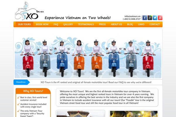The7 theme site design template sample