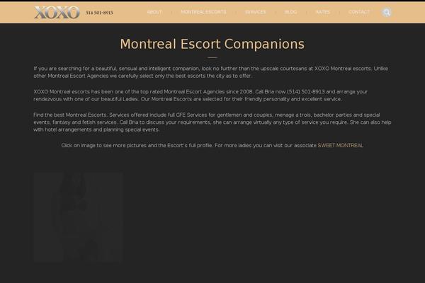 xoxomontreal.ca site used Faxhion
