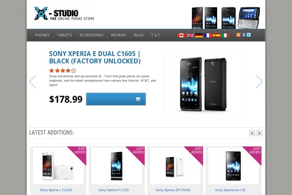 Skyzon theme site design template sample