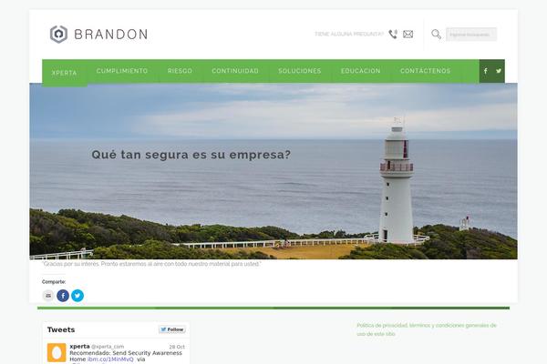 Brandon theme site design template sample
