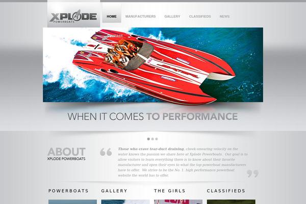 Power theme site design template sample