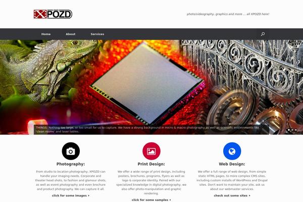 Vantage-child theme site design template sample