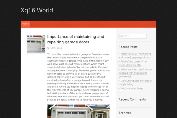 Tungsten theme site design template sample