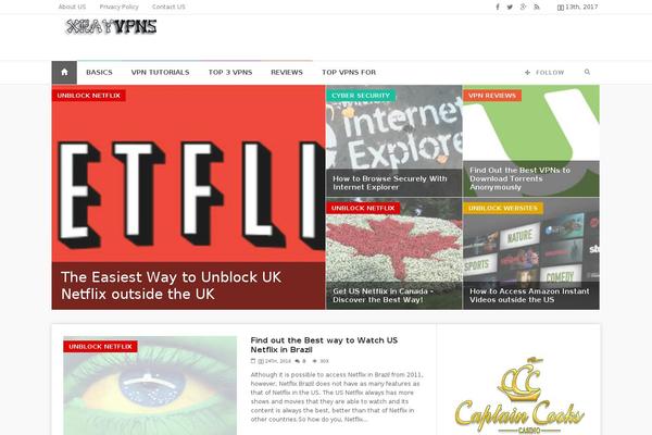 Weekly News theme site design template sample