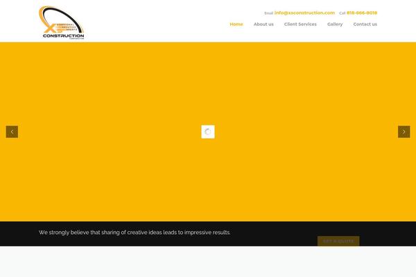 Site using Qode-quick-links plugin