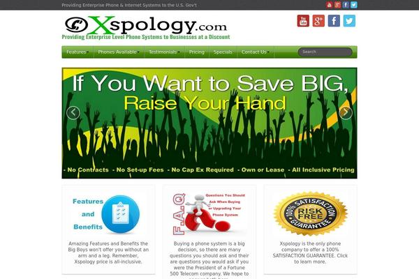 iFeature theme site design template sample