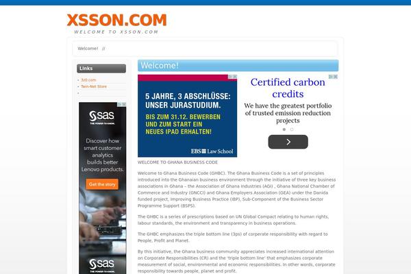 Light and Modern theme site design template sample